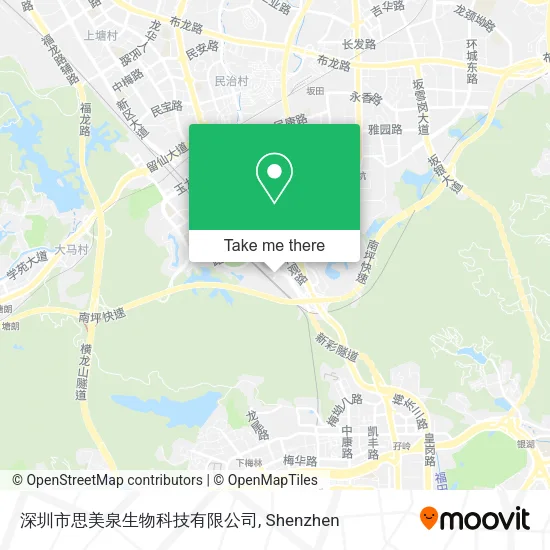 深圳市思美泉生物科技有限公司 map