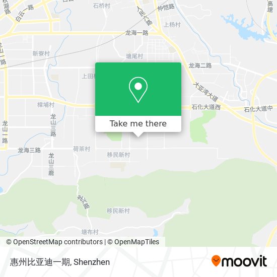 惠州比亚迪一期 map