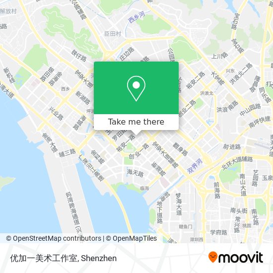 优加一美术工作室 map