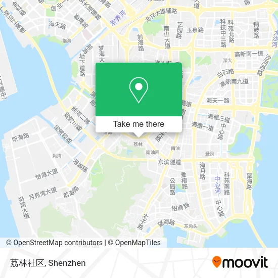 荔林社区 map