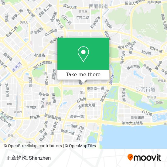 正章亁洗 map