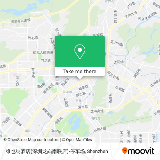 维也纳酒店(深圳龙岗南联店)-停车场 map