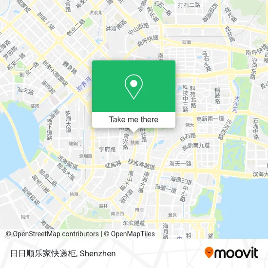 日日顺乐家快递柜 map