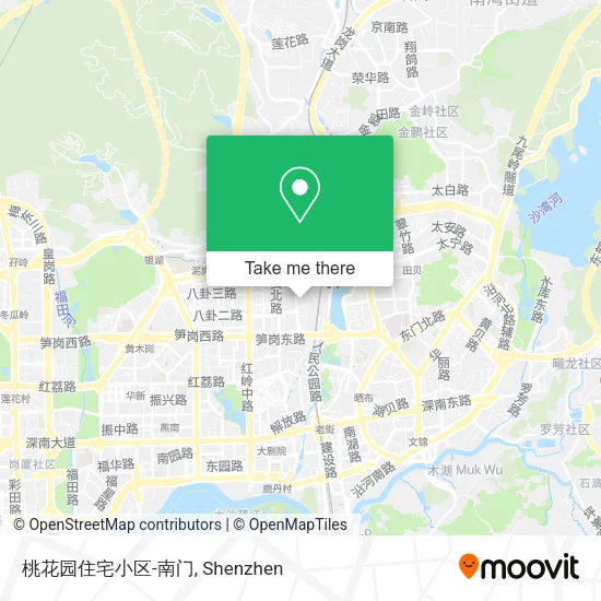 桃花园住宅小区-南门 map