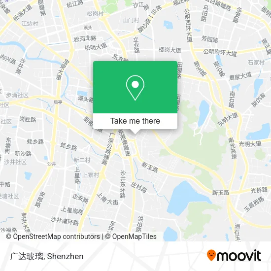 广达玻璃 map