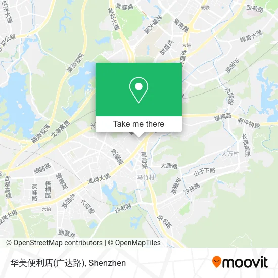 华美便利店(广达路) map