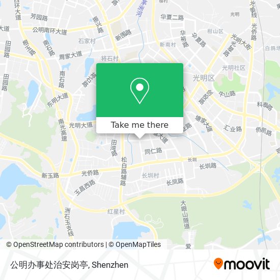 公明办事处治安岗亭 map