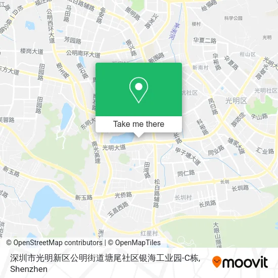深圳市光明新区公明街道塘尾社区银海工业园-C栋 map