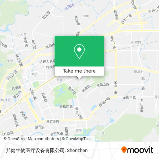 邦健生物医疗设备有限公司 map