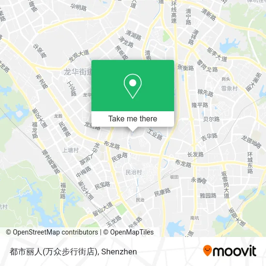 都市丽人(万众步行街店) map
