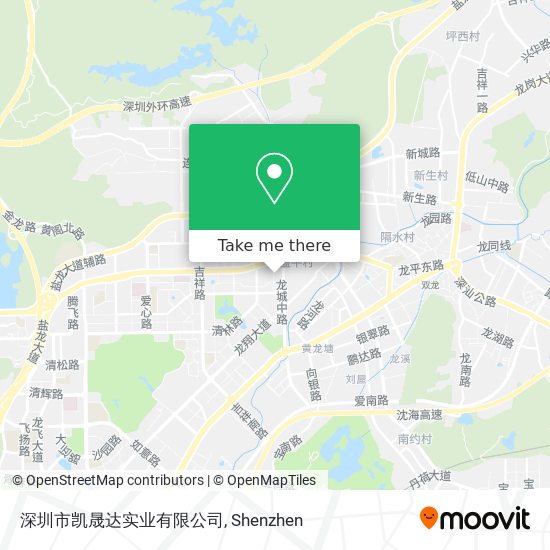 深圳市凯晟达实业有限公司 map