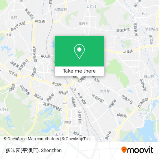 多味园(平湖店) map