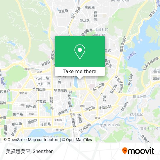 美黛娜美容 map