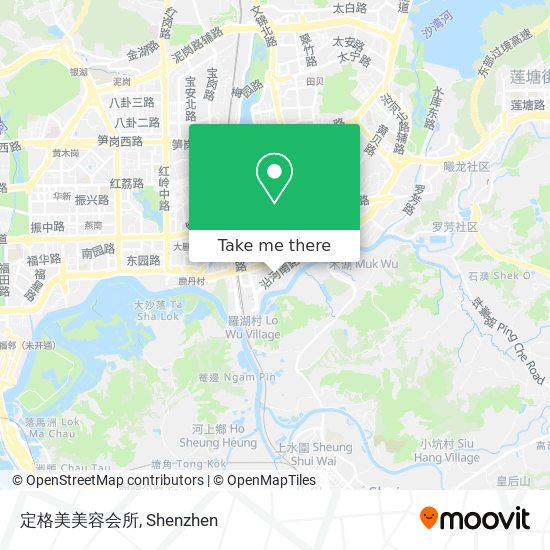 定格美美容会所 map