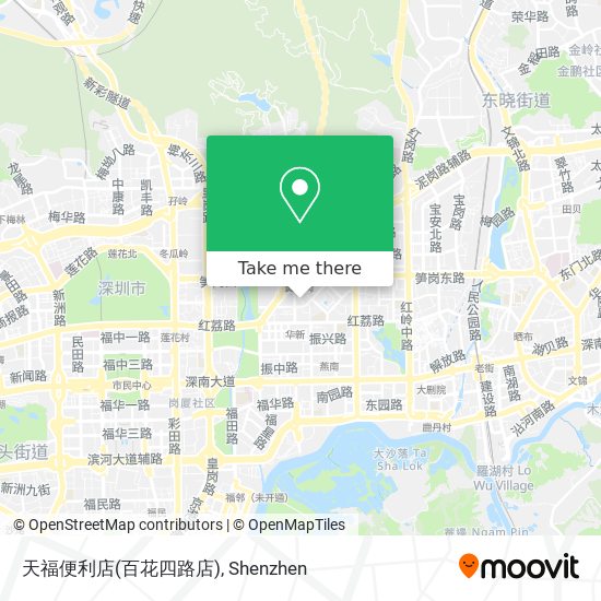 天福便利店(百花四路店) map