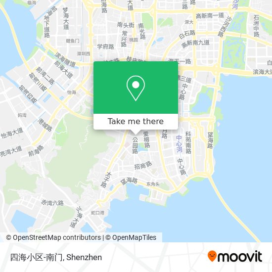 四海小区-南门 map