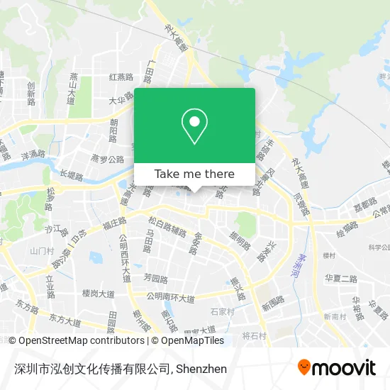 深圳市泓创文化传播有限公司 map