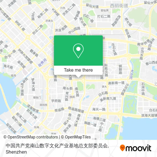 中国共产党南山数字文化产业基地总支部委员会 map