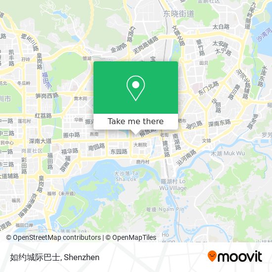 如约城际巴士 map