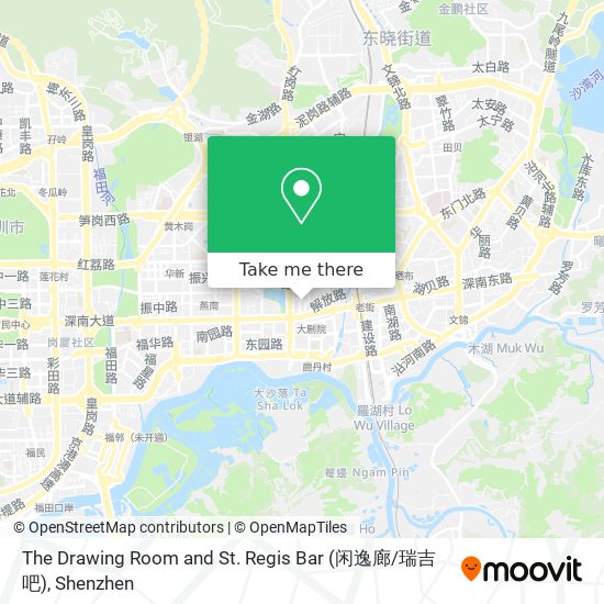 The Drawing Room and St. Regis Bar (闲逸廊 / 瑞吉吧) map