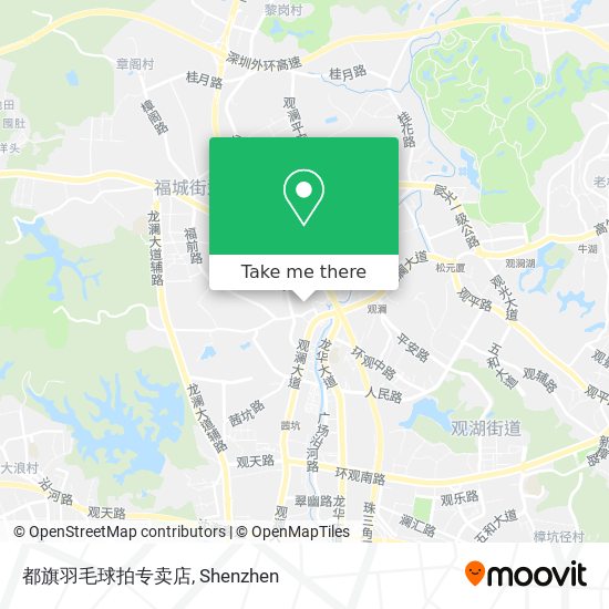 都旗羽毛球拍专卖店 map