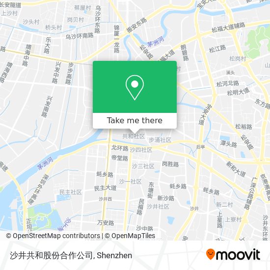 沙井共和股份合作公司 map