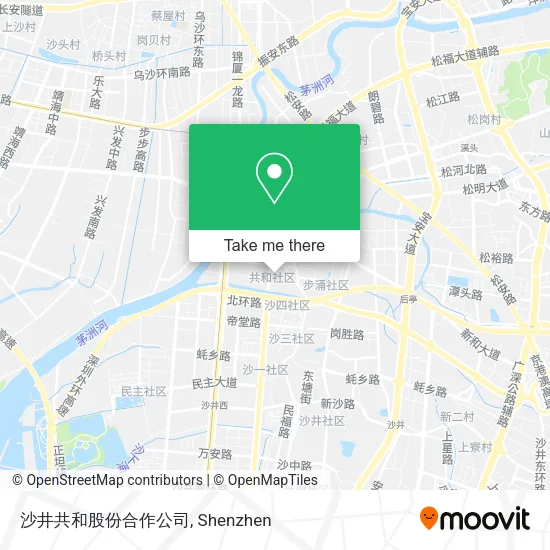 沙井共和股份合作公司 map