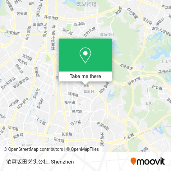 泊寓坂田岗头公社 map