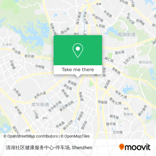 清湖社区健康服务中心-停车场 map