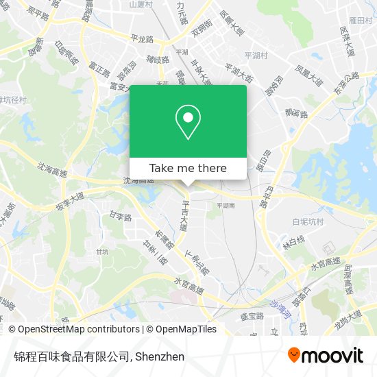 锦程百味食品有限公司 map