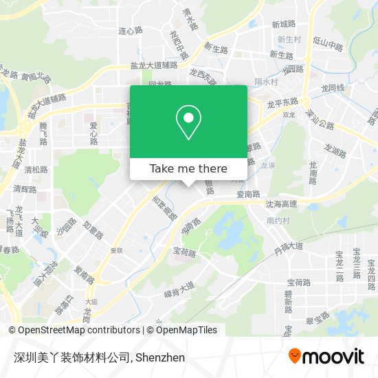 深圳美丫装饰材料公司 map