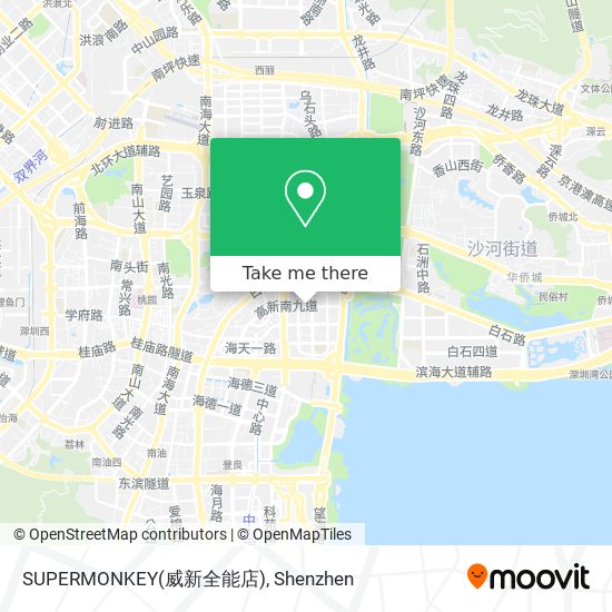 SUPERMONKEY(威新全能店) map