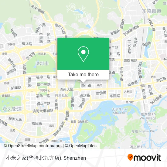 小米之家(华强北九方店) map