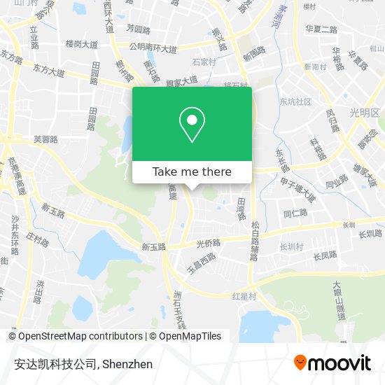 安达凯科技公司 map