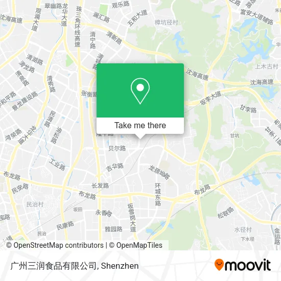 广州三润食品有限公司 map