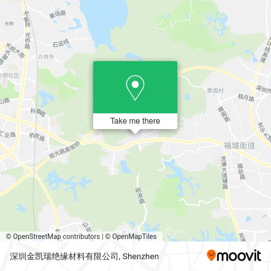 深圳金凯瑞绝缘材料有限公司 map