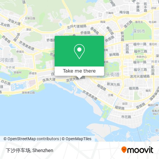 下沙停车场 map