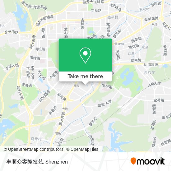 丰顺众客隆发艺 map