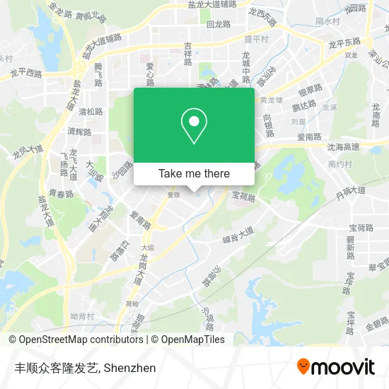 丰顺众客隆发艺 map
