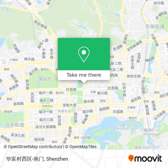 华富村西区-南门 map