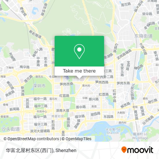 华富北屋村东区(西门) map