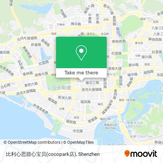 比利心思甜心宝贝(cocopark店) map