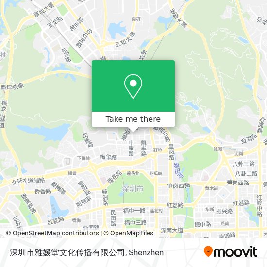 深圳市雅媛堂文化传播有限公司 map