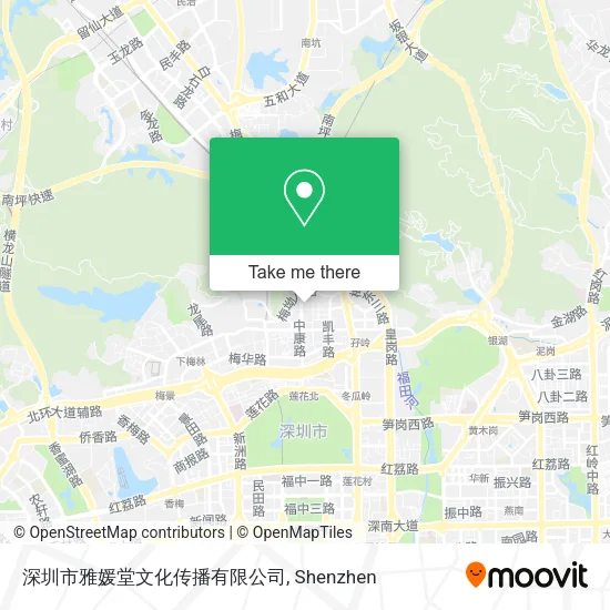 深圳市雅媛堂文化传播有限公司 map