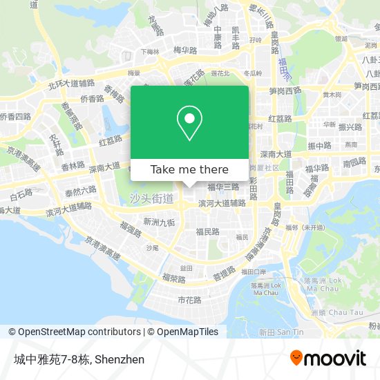 城中雅苑7-8栋 map