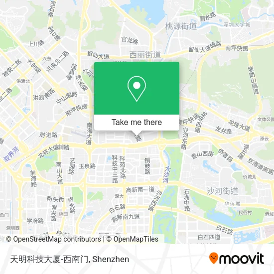 天明科技大厦-西南门 map