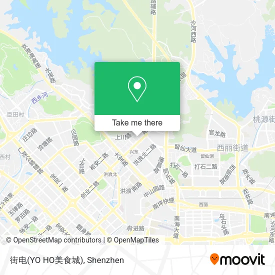 街电(YO HO美食城) map
