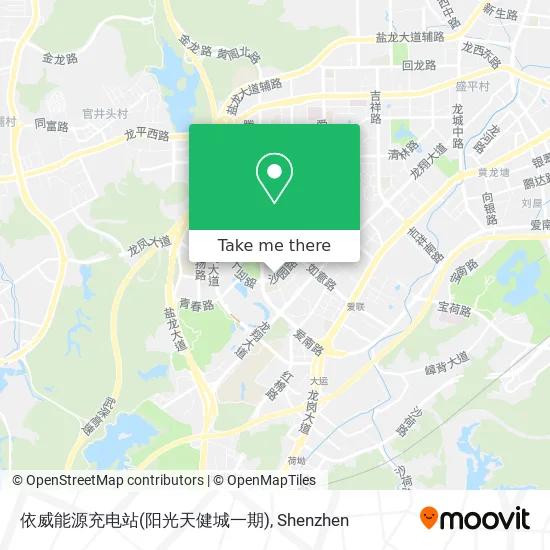 依威能源充电站(阳光天健城一期) map