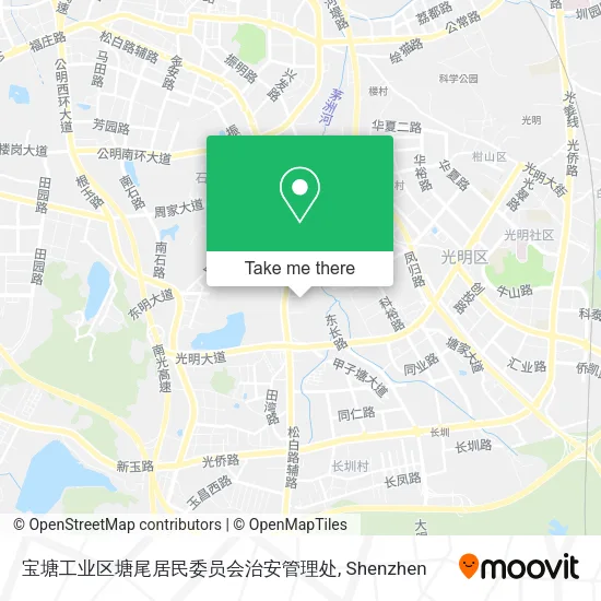 宝塘工业区塘尾居民委员会治安管理处 map