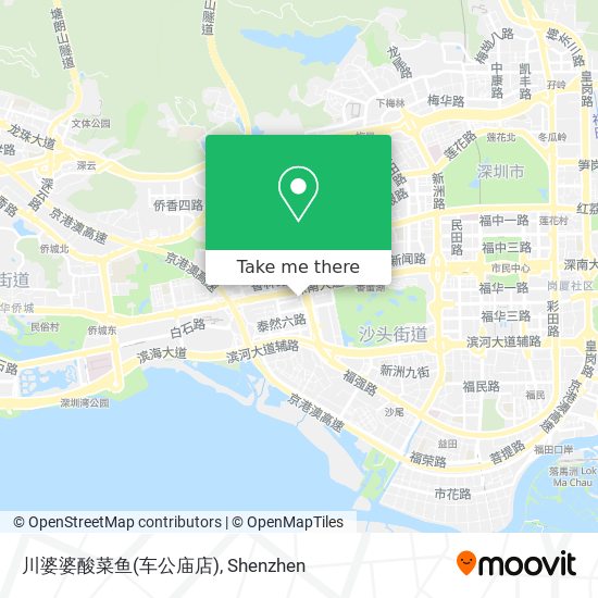川婆婆酸菜鱼(车公庙店) map